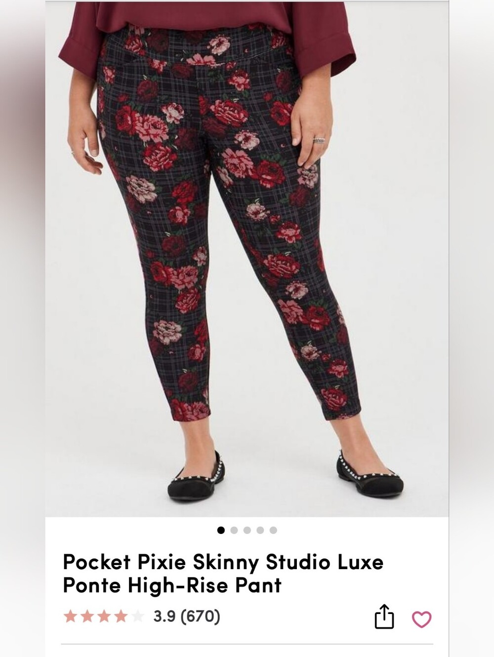 Pocket Pixie Skinny Studio Luxe Ponte High-Rise Pant